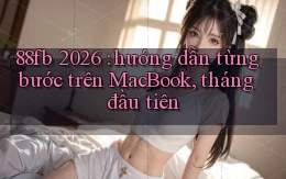 88fb 2026 hướng dẫn từng bước trên MacBook, tháng đầu tiên