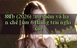 88fb (2026) ưu điểm và hạn chế sau 6 tháng trải nghiệm