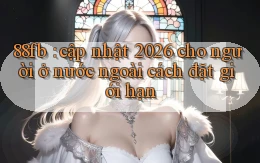 88fb cập nhật 2026 cho người ở nước ngoài cách đặt giới hạn