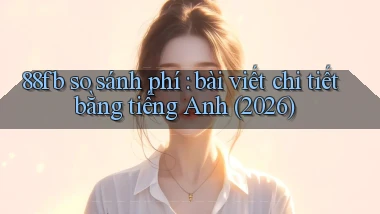 88fb so sánh phí bài viết chi tiết bằng tiếng Anh (2026)