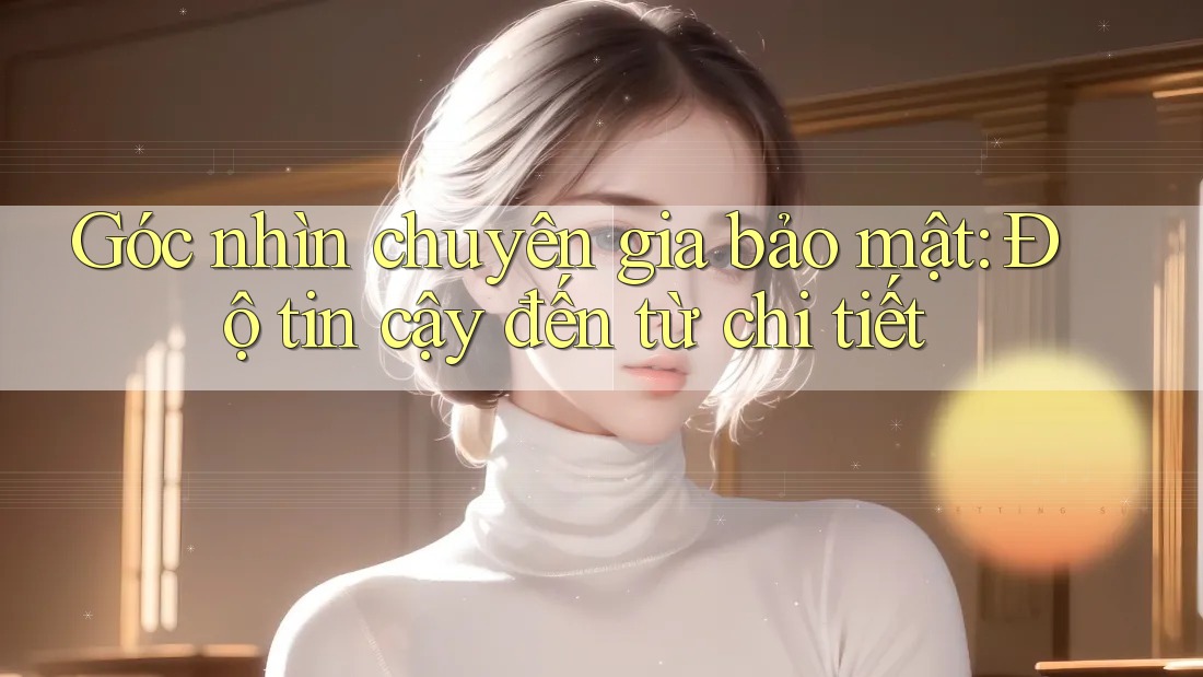 Góc nhìn chuyên gia bảo mật: Độ tin cậy đến từ chi tiết Góc nhìn chuyên gia bảo mật: Độ tin cậy đến từ chi tiết