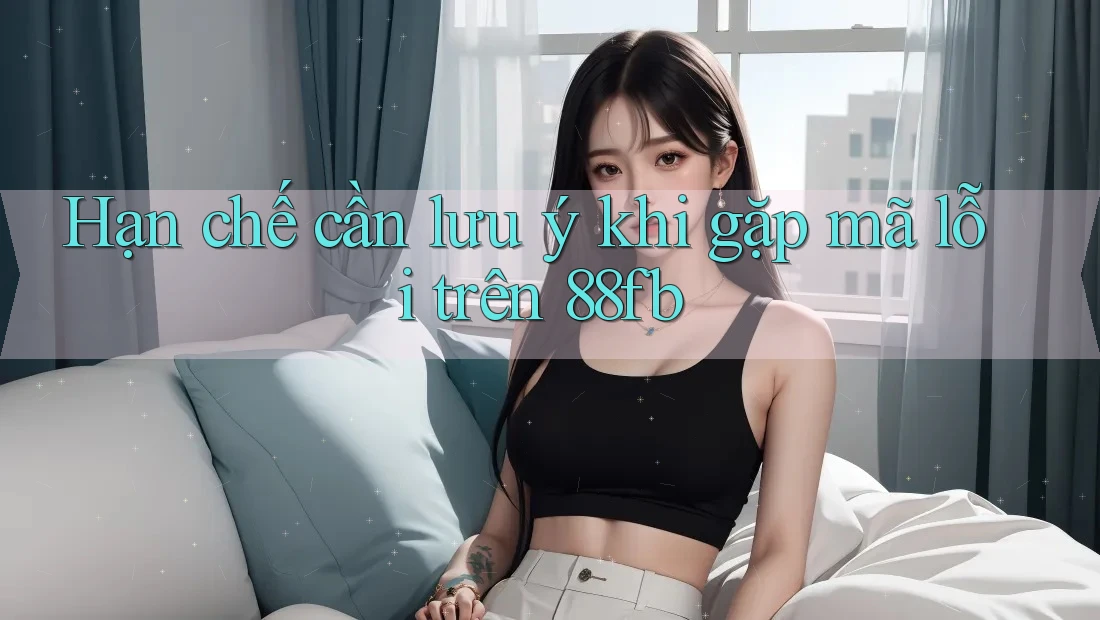 Hạn chế cần lưu ý khi gặp mã lỗi trên 88fb Hạn chế cần lưu ý khi gặp mã lỗi trên 88fb