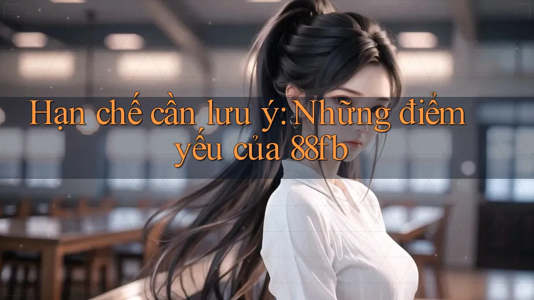 Hạn chế cần lưu ý: Những điểm yếu của 88fb Hạn chế cần lưu ý: Những điểm yếu của 88fb