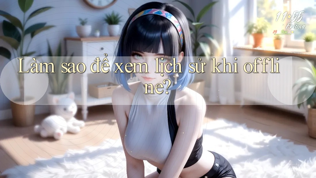 Làm sao để xem lịch sử khi offline? Làm sao để xem lịch sử khi offline?