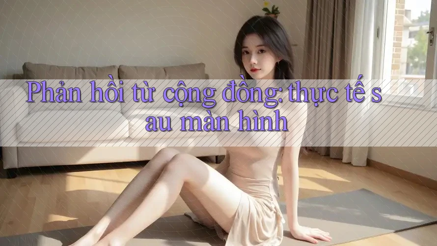 Phản hồi từ cộng đồng: thực tế sau màn hình Phản hồi từ cộng đồng: thực tế sau màn hình