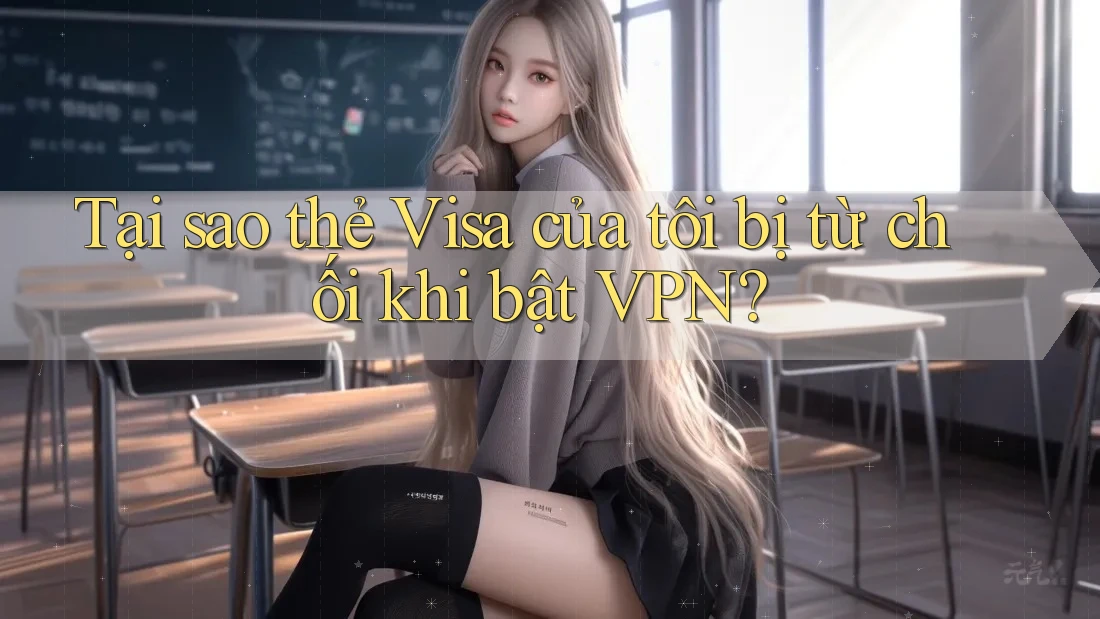 Tại sao thẻ Visa của tôi bị từ chối khi bật VPN?